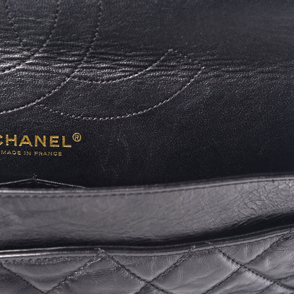 Chanel Aged Calfskin Quilted 2.55 Reissue 228 Flap Black 9 of 17