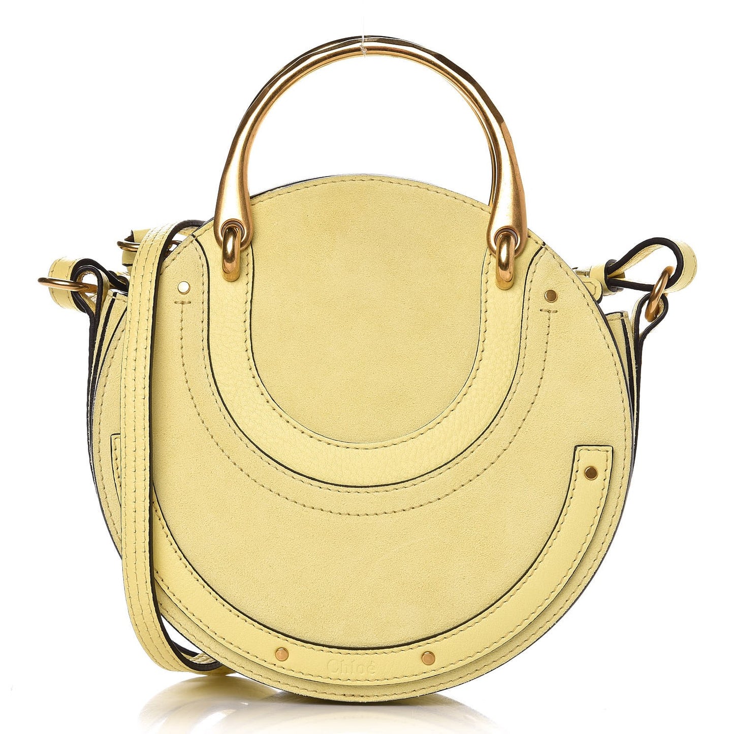 Calfskin Suede Small Pixie Bag Lemonade