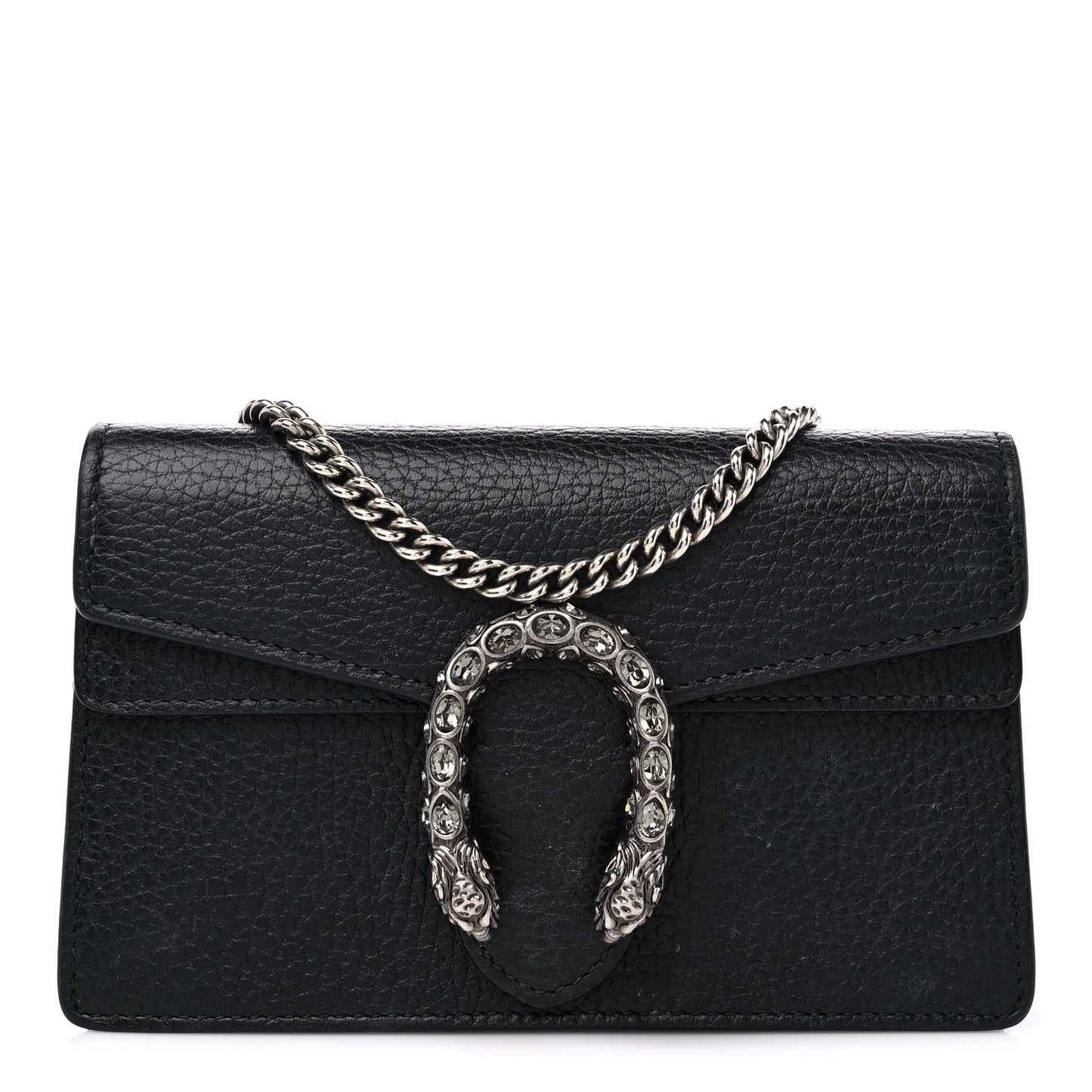 Calfskin Super Mini Dionysus Shoulder Bag Black