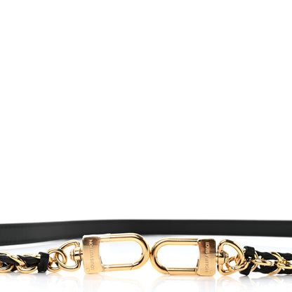 Louis Vuitton Calfskin Speedy Bandouliere 20 Shoulder Strap Black 4 of 4