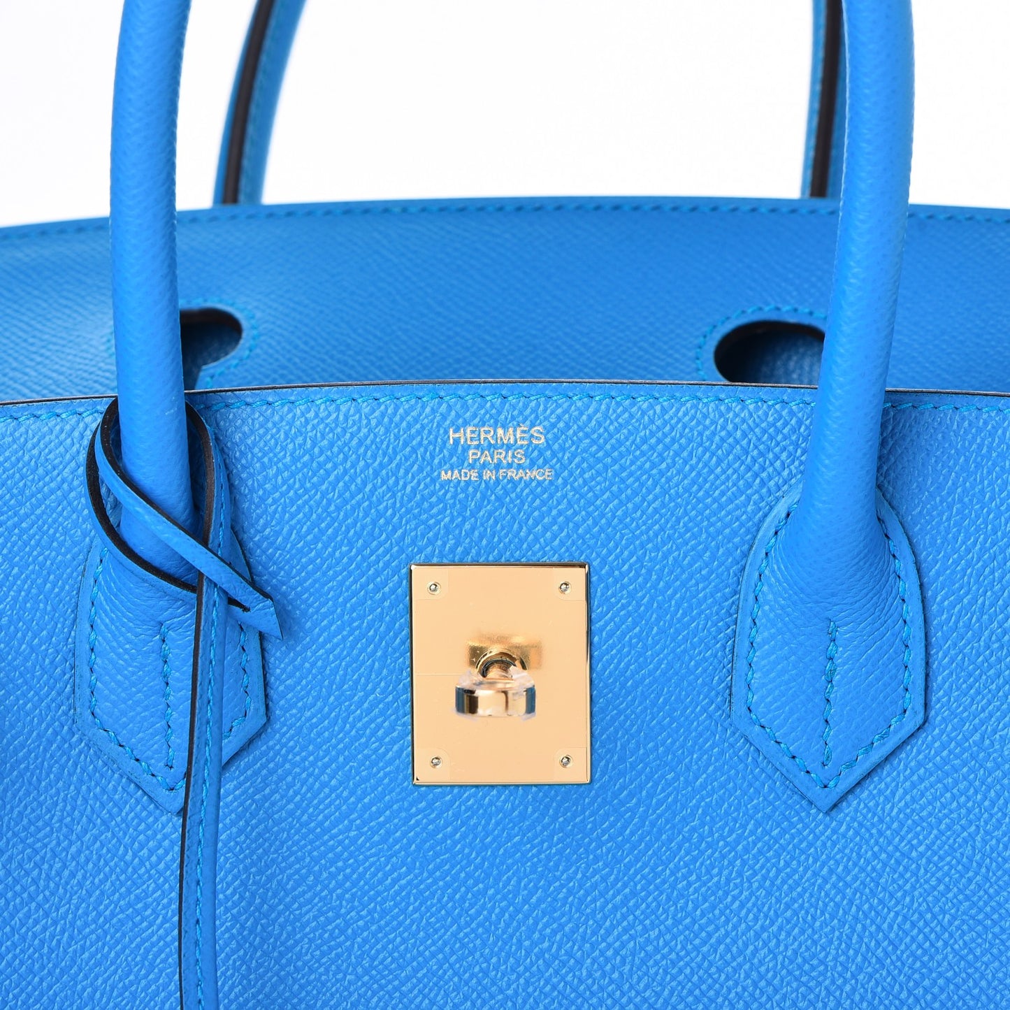 Epsom Birkin 30 Bleu Zanzibar