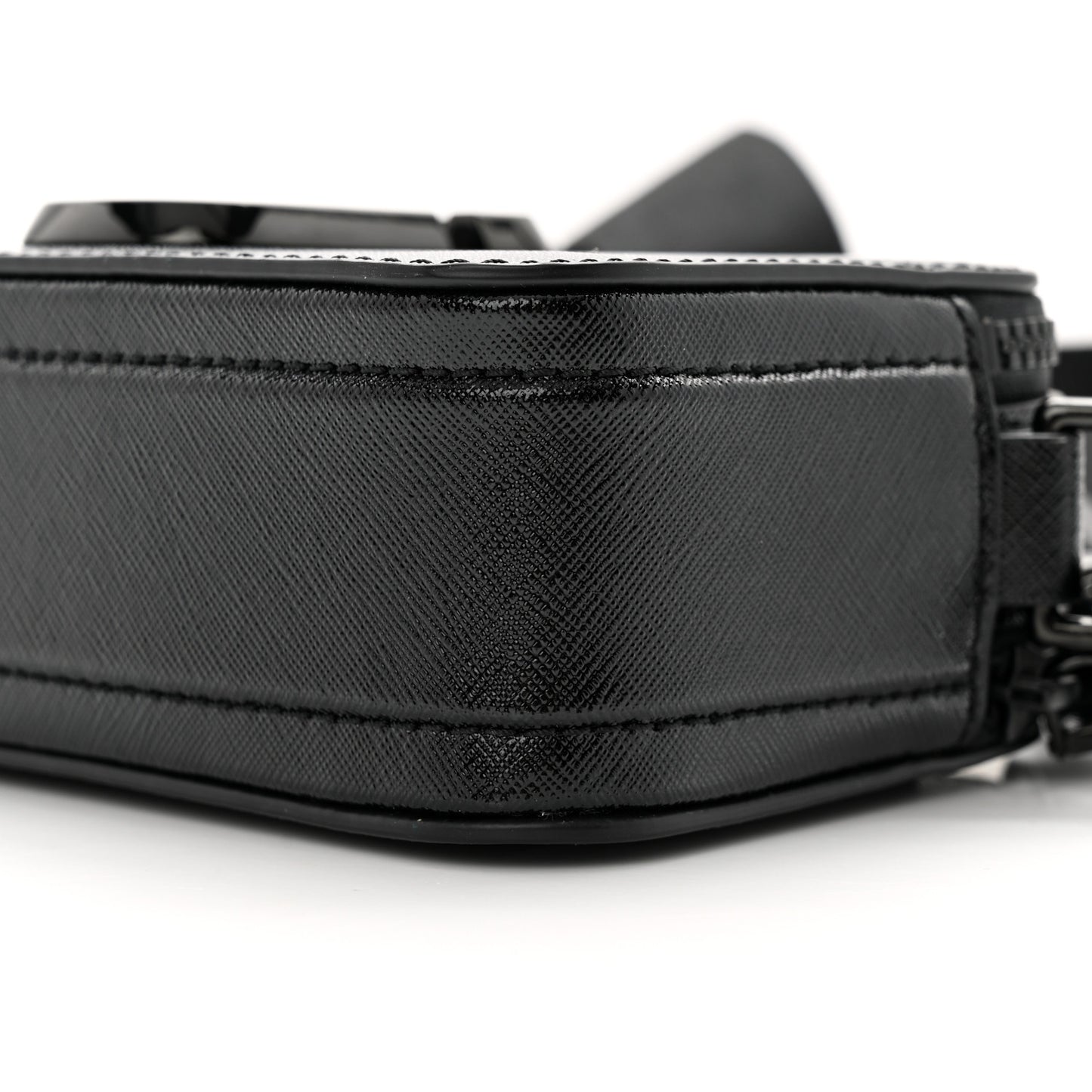Saffiano Snapshot Camera Bag Black