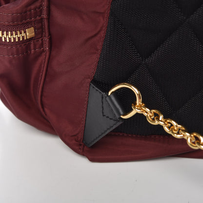 Burberry Nylon Medium Rucksack Backpack Burgundy Red 14 of 16
