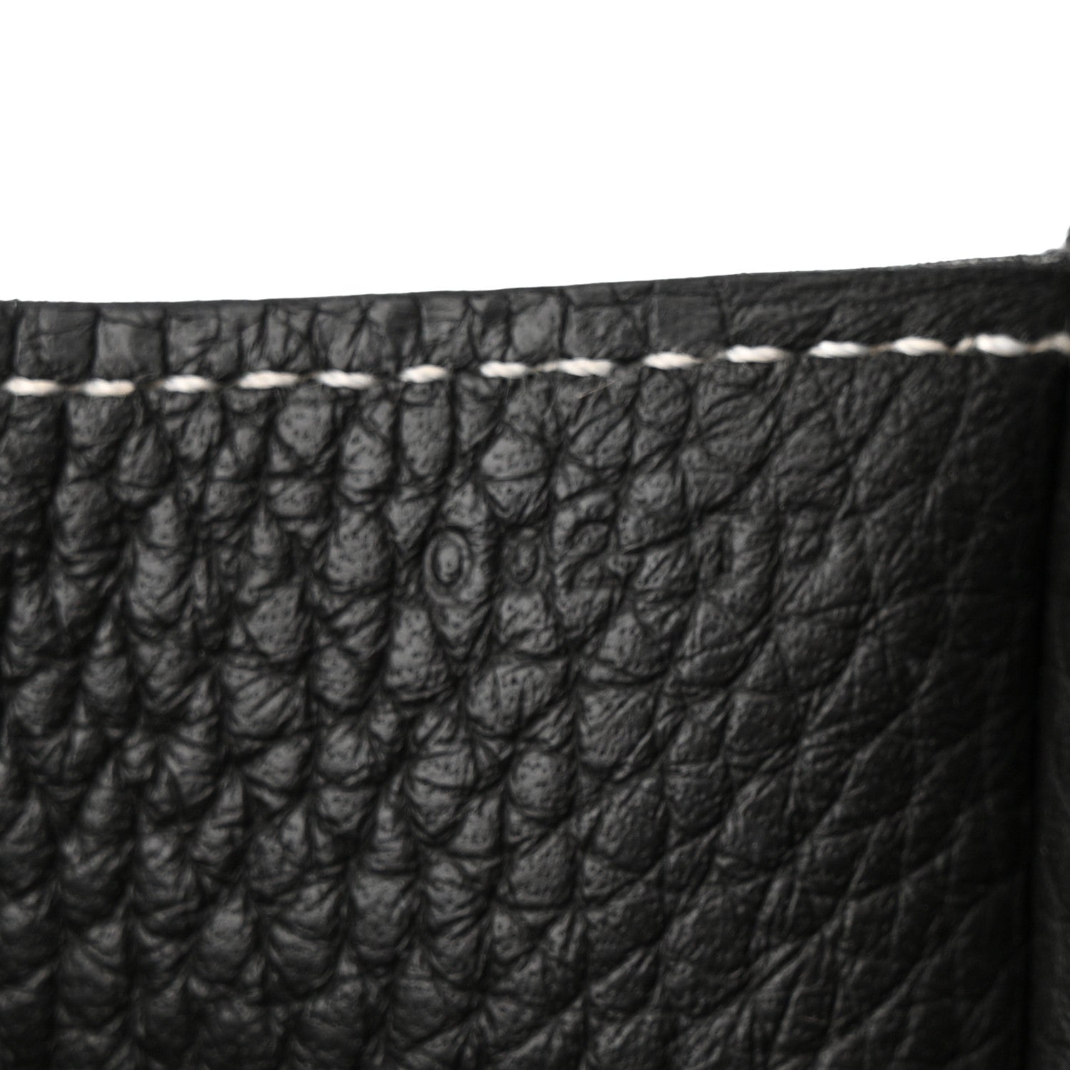 Hermes Taurillon Clemence Halzan 31 GM Black 7 of 16