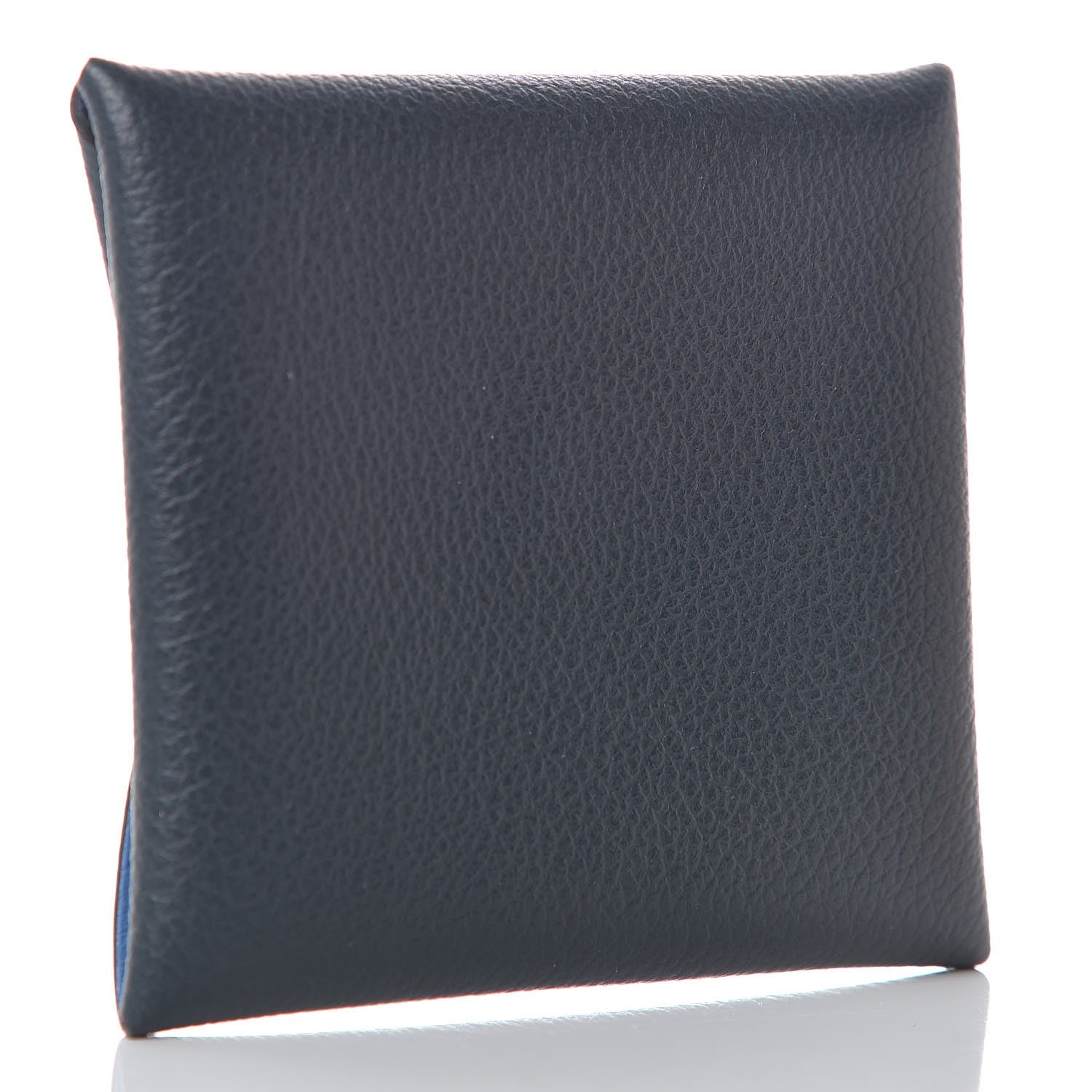 Hermes Evercolor Verso Bastia Coin Purse Bleu Ocean Bleu Paradis 3 of 8