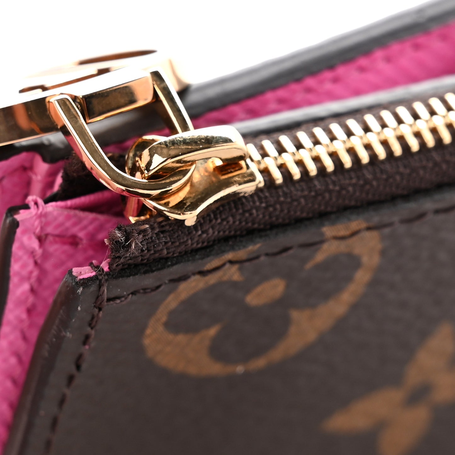Monogram Lisa Wallet Rose Lollipop