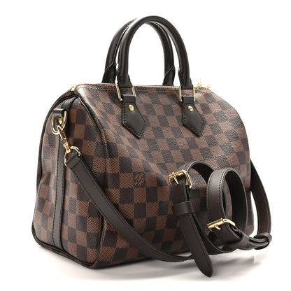 Louis Vuitton Damier Ebene Speedy Bandouliere 25 3 of 10