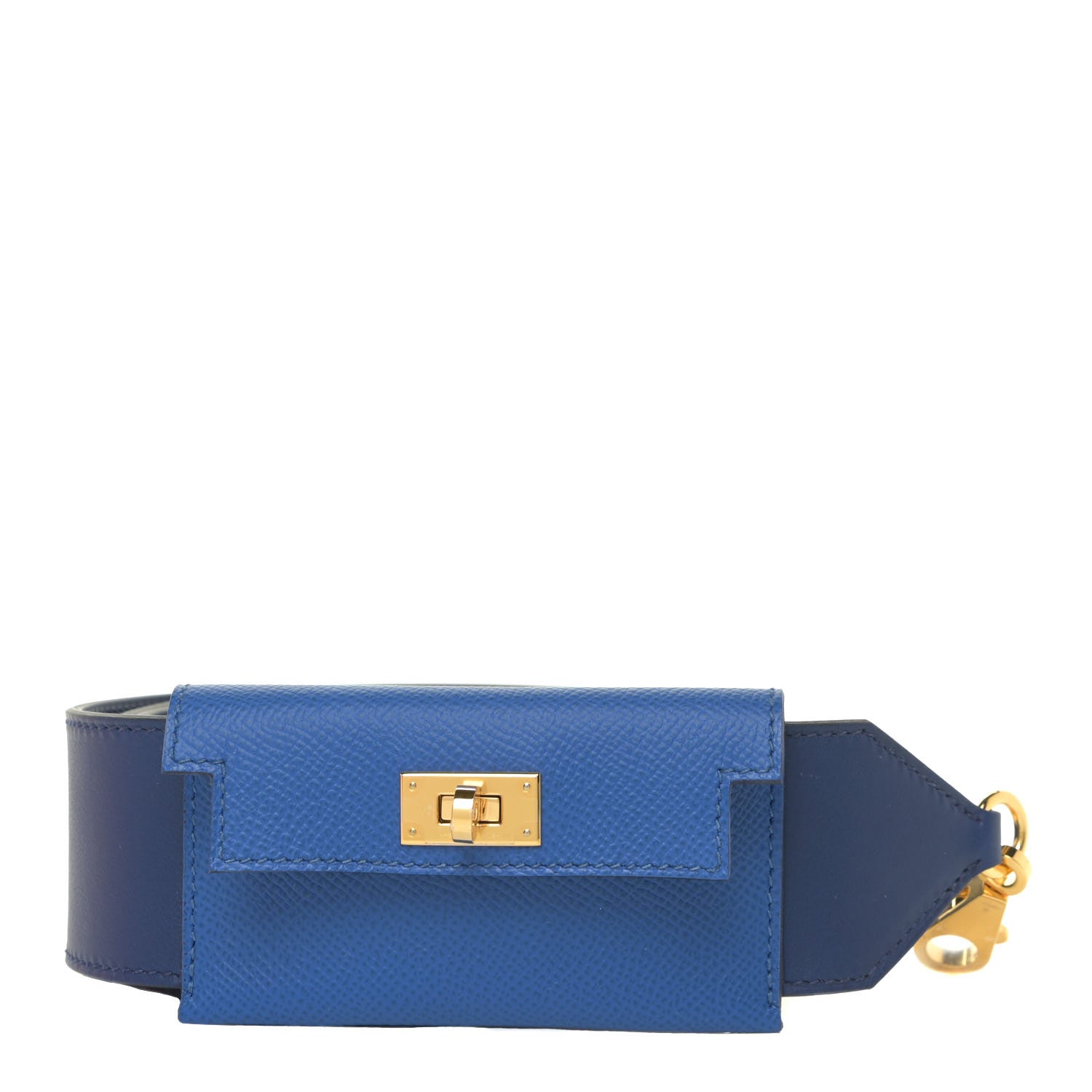 Hermes Swift Epsom Pocket Kelly Shoulder Strap Bleu Saphir Bleu France 1 of 9