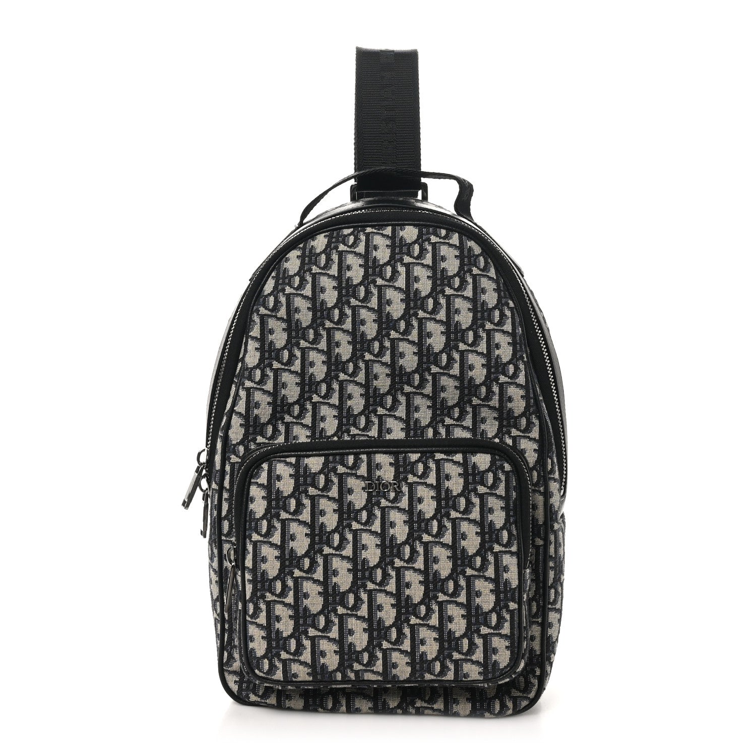 Christian Dior Oblique Mini Rider Backpack Black 1 of 10
