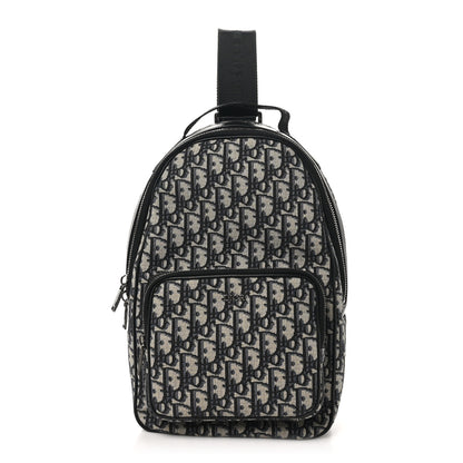 Christian Dior Oblique Mini Rider Backpack Black 1 of 10
