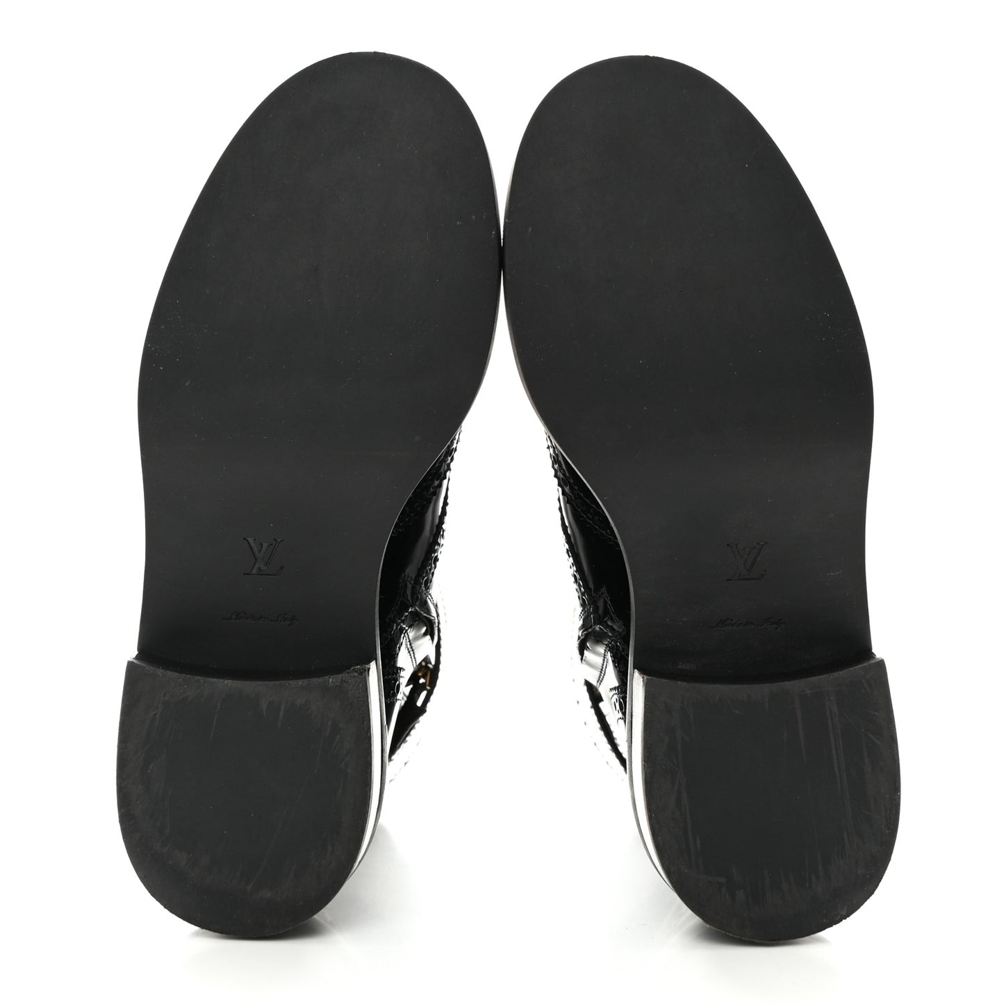 Glazed Calfskin Midtown Ankle Boots 37 Black