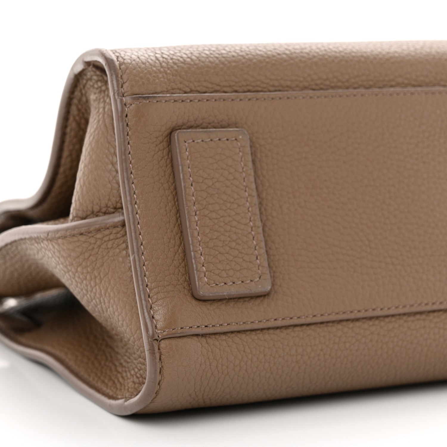 Saint Laurent Grained Calfskin Nano Supple Sac De Jour Taupe 9 of 14