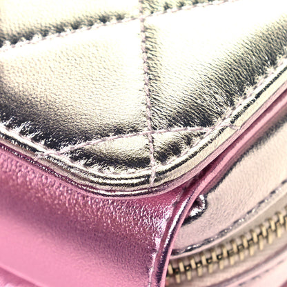Chanel Metallic Lambskin Like A Wallet Flap Golden Pink 12 of 13