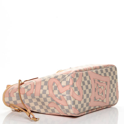 Louis Vuitton Damier Azur Tahitienne Neverfull MM 4 of 7