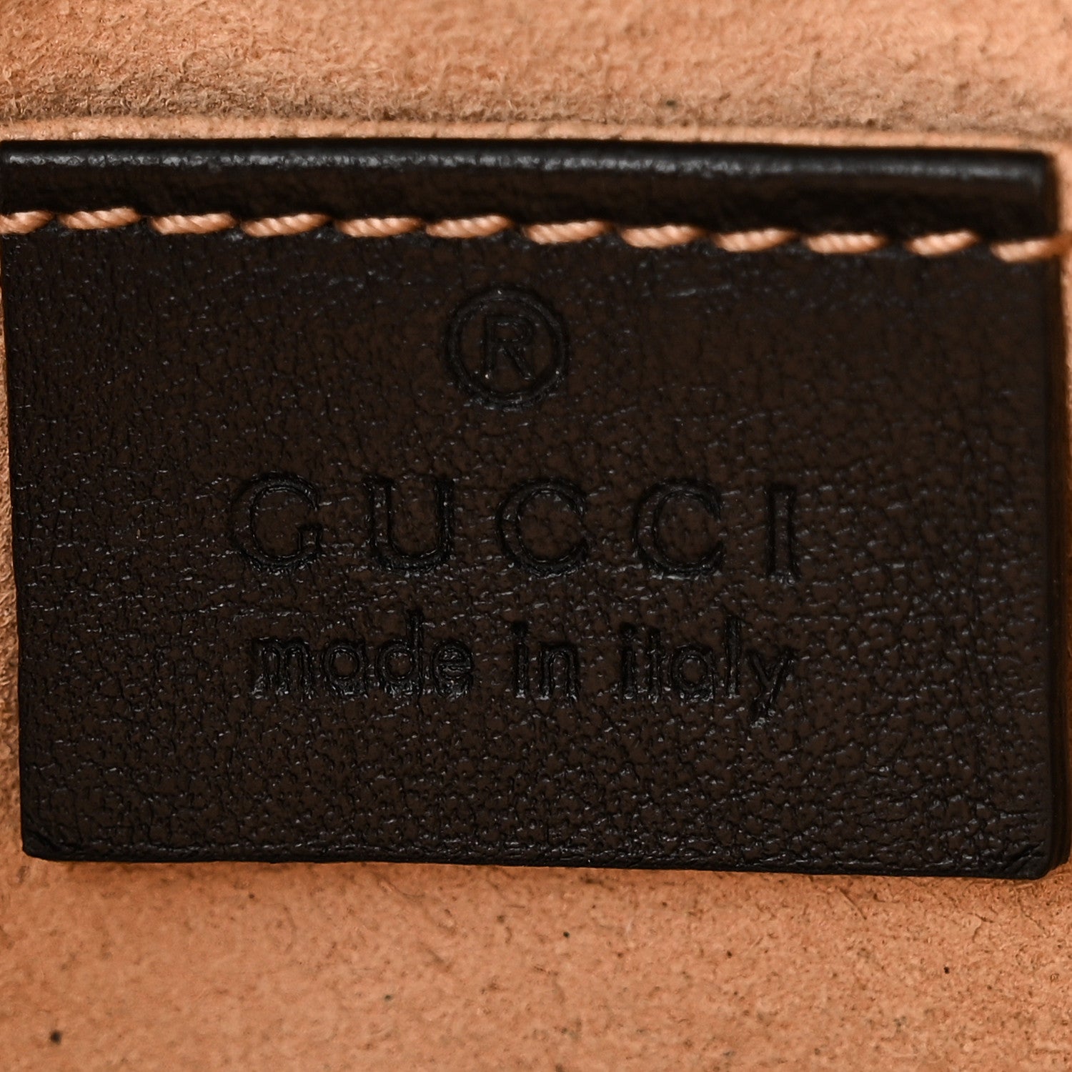 Gucci Calfskin Matelasse Mini GG Marmont Chain Shoulder Bag Black 6 of 11