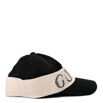 Gucci Gabardine Gucci Headband Baseball Hat 58 Black 5 of 9