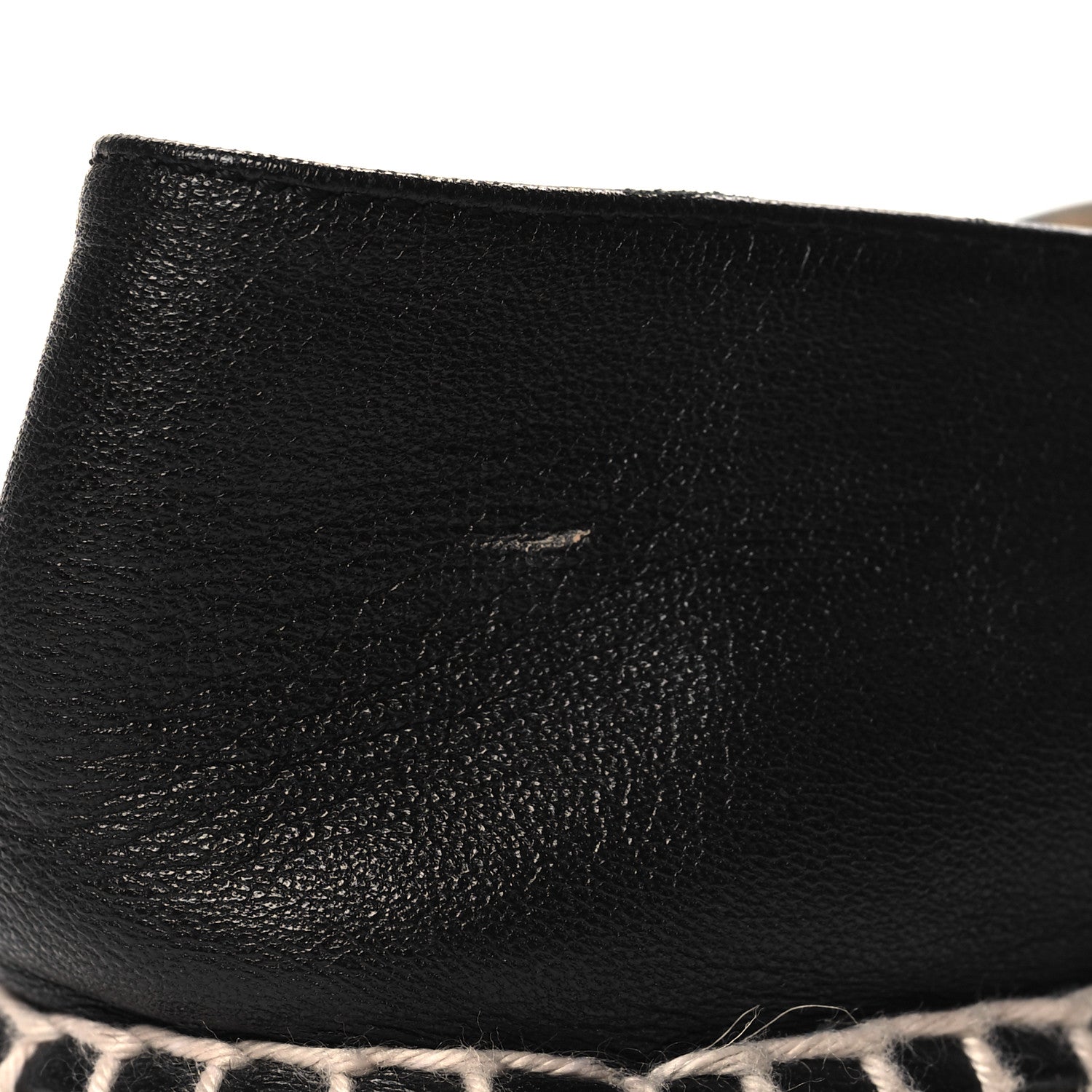 Chanel Lambskin CC Espadrilles 39 Navy Black 10 of 10
