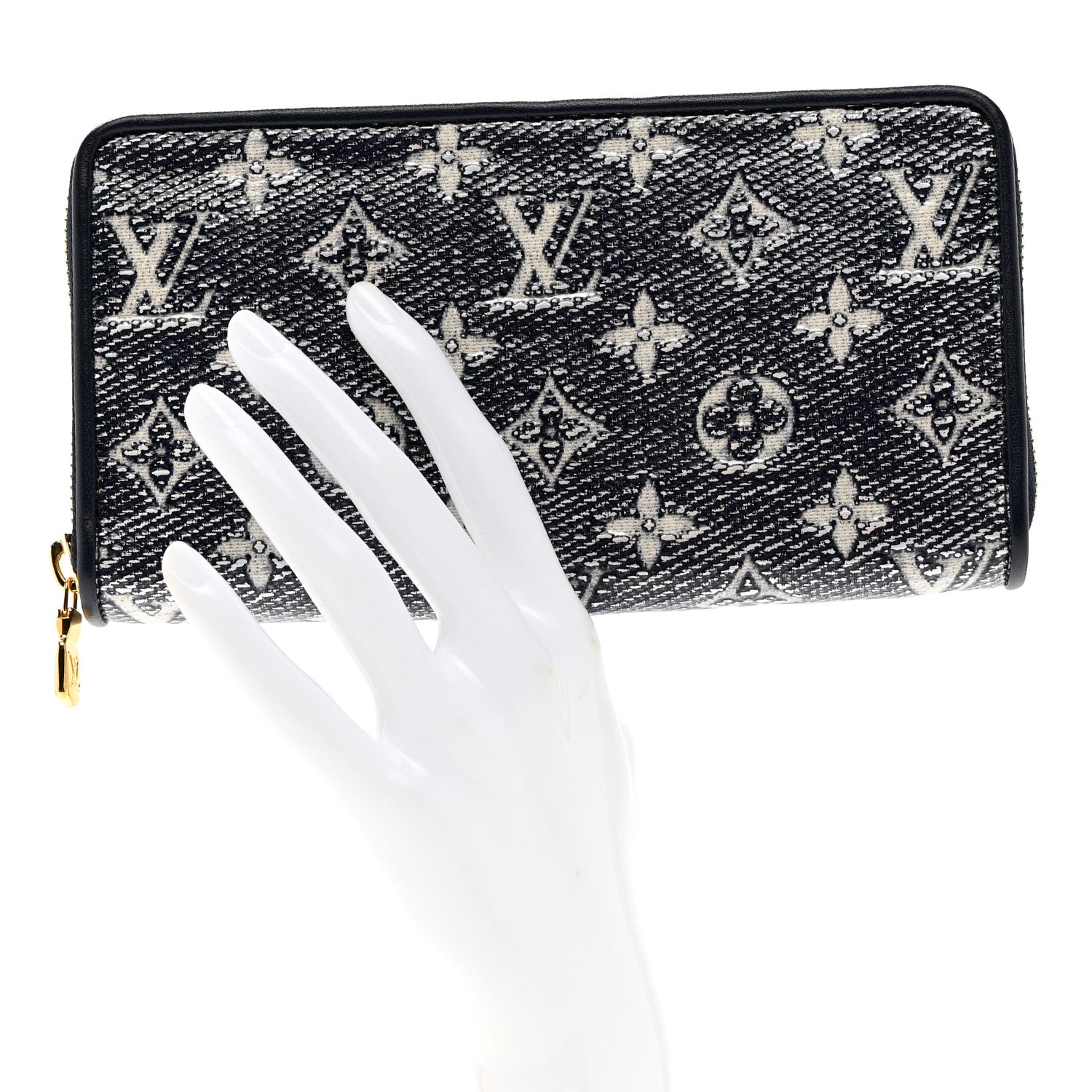 Louis Vuitton Hollographic Monoglam Zippy Wallet Blue 2 of 6