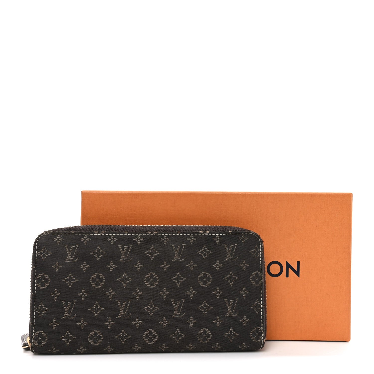 Louis Vuitton ブラック Louis Vuitton Mini Lin Zippy Wallet Ebene 1758073 – FASHIONPHILE