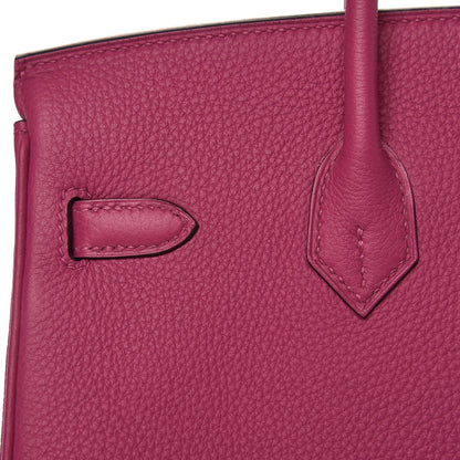 Hermes Togo Birkin 25 Rose Pourpre 33 of 36
