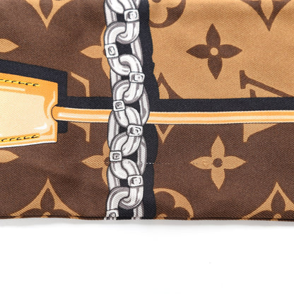Louis Vuitton Silk Monogram Confidential Bandeau Brown 4 of 4