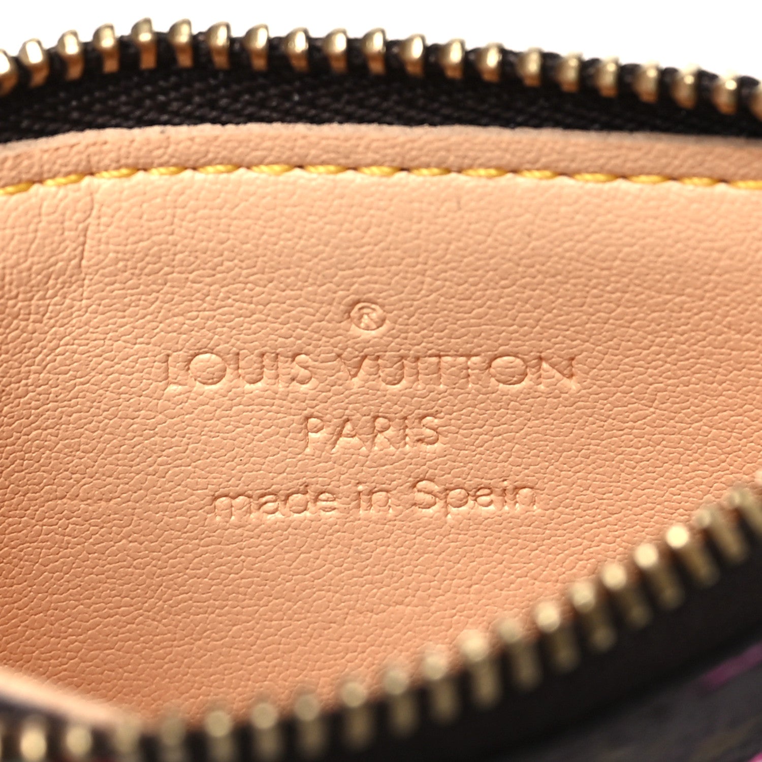 Louis Vuitton Monogram Cherry Blossom Key Pouch Brown 6 of 7