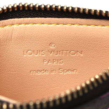 Louis Vuitton Monogram Cherry Blossom Key Pouch Brown 6 of 7