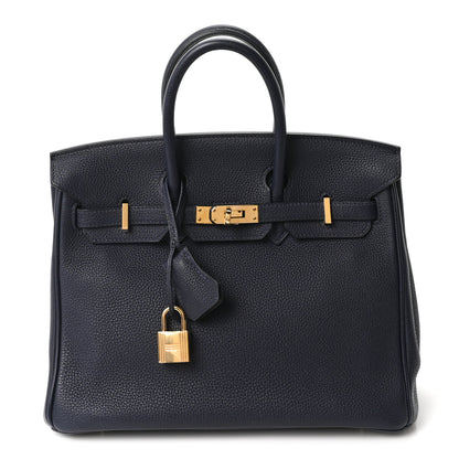 Hermes Togo Birkin 25 Bleu Nuit 1 of 10