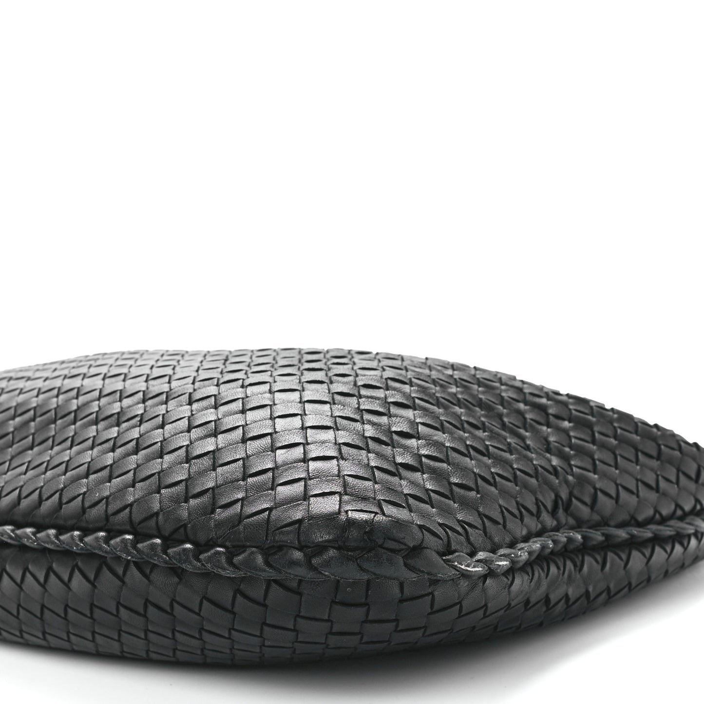 Nappa Intrecciato Large Veneta Hobo Black