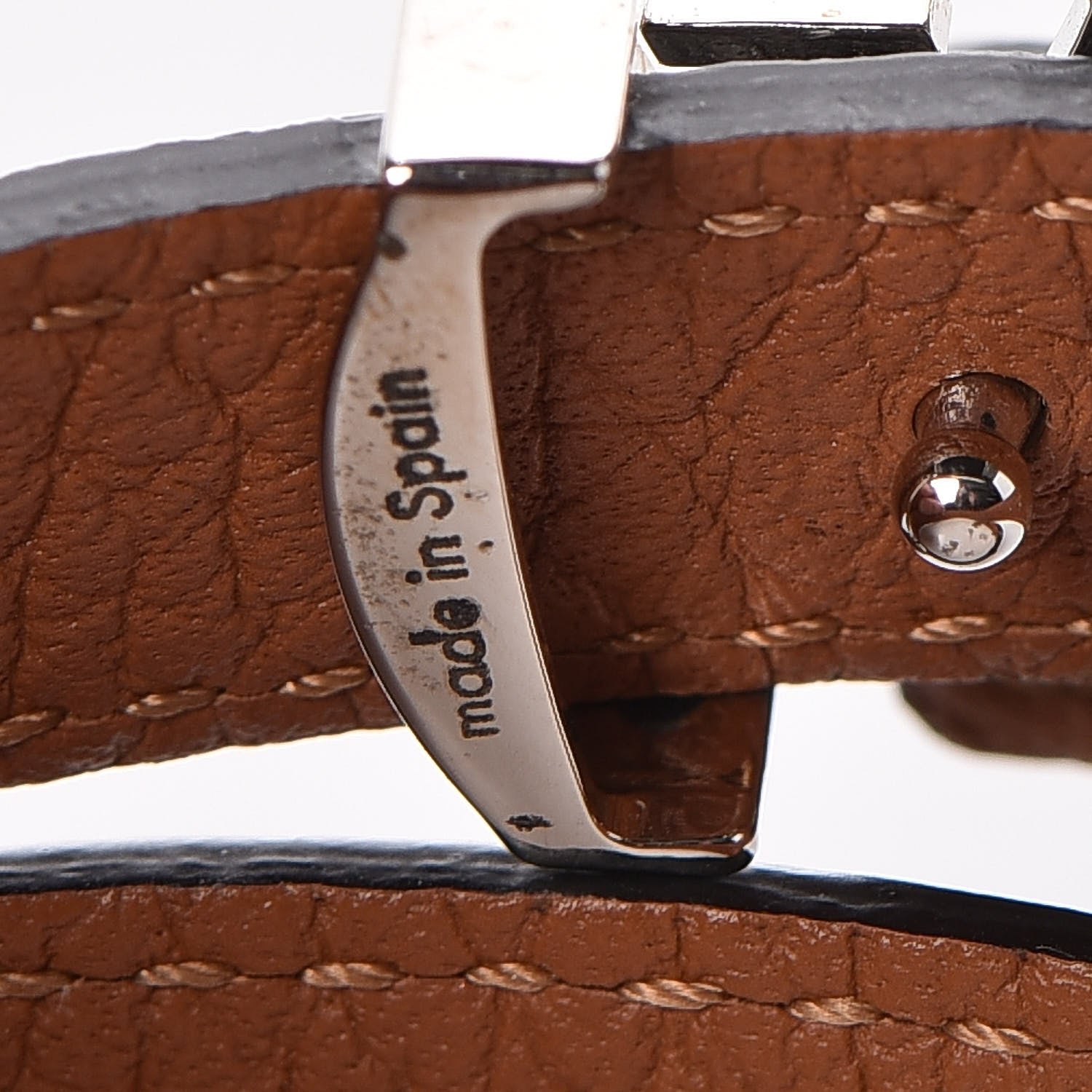 Louis Vuitton Taurillon LV Initiales Reversible Bracelet Brown Black 4 of 5