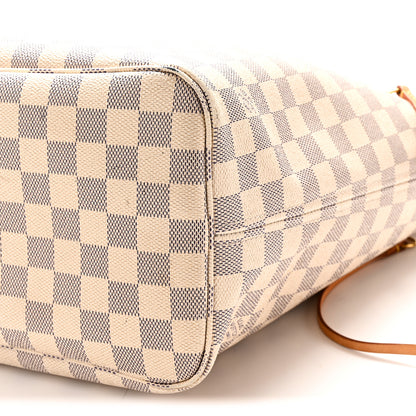 Louis Vuitton Damier Azur Neo Neverfull MM Rose Ballerine 11 of 11