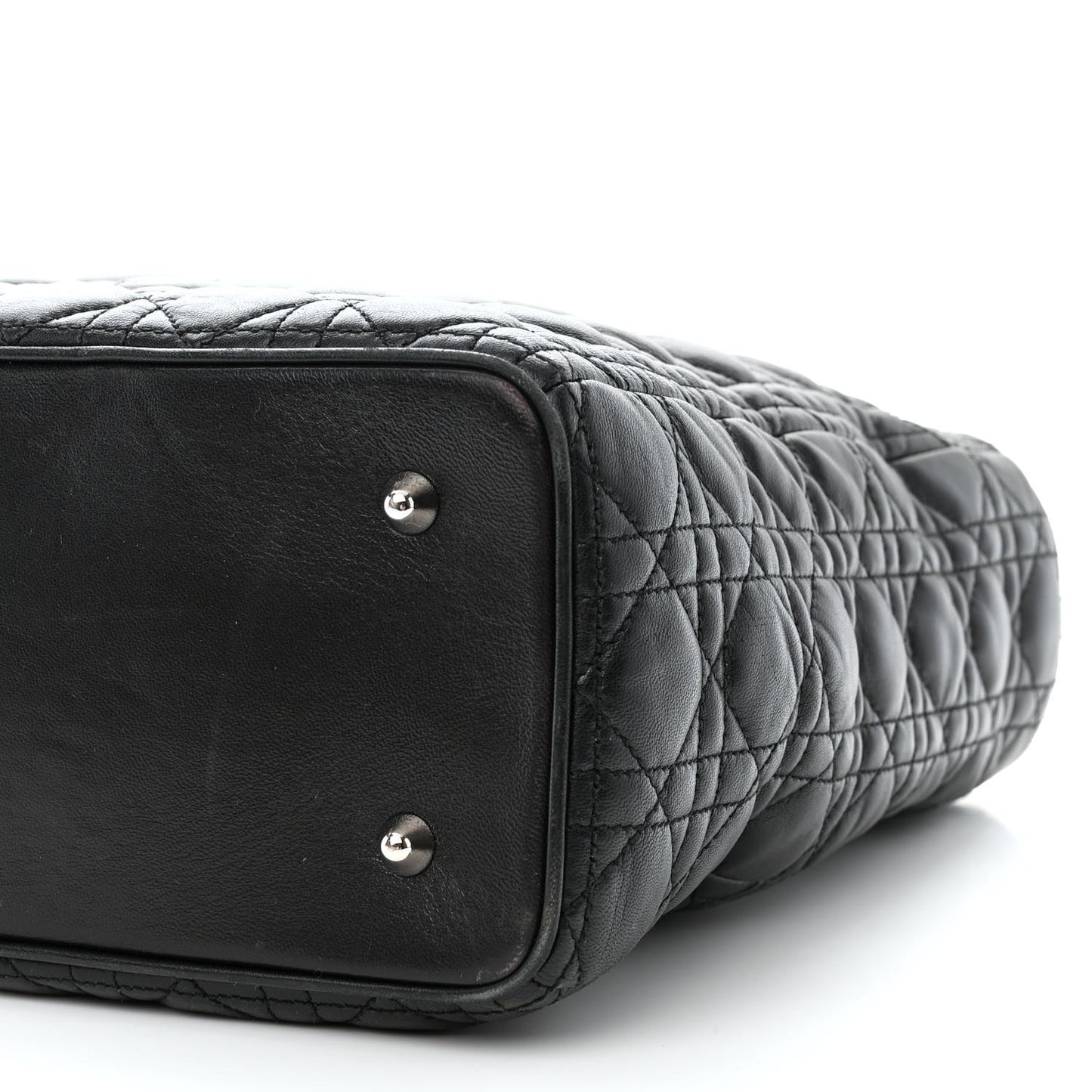 Lambskin Cannage XL Lady Dior Black
