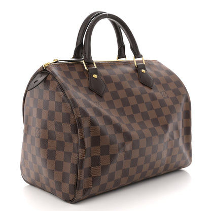 Louis Vuitton Damier Ebene Speedy 30 3 of 10