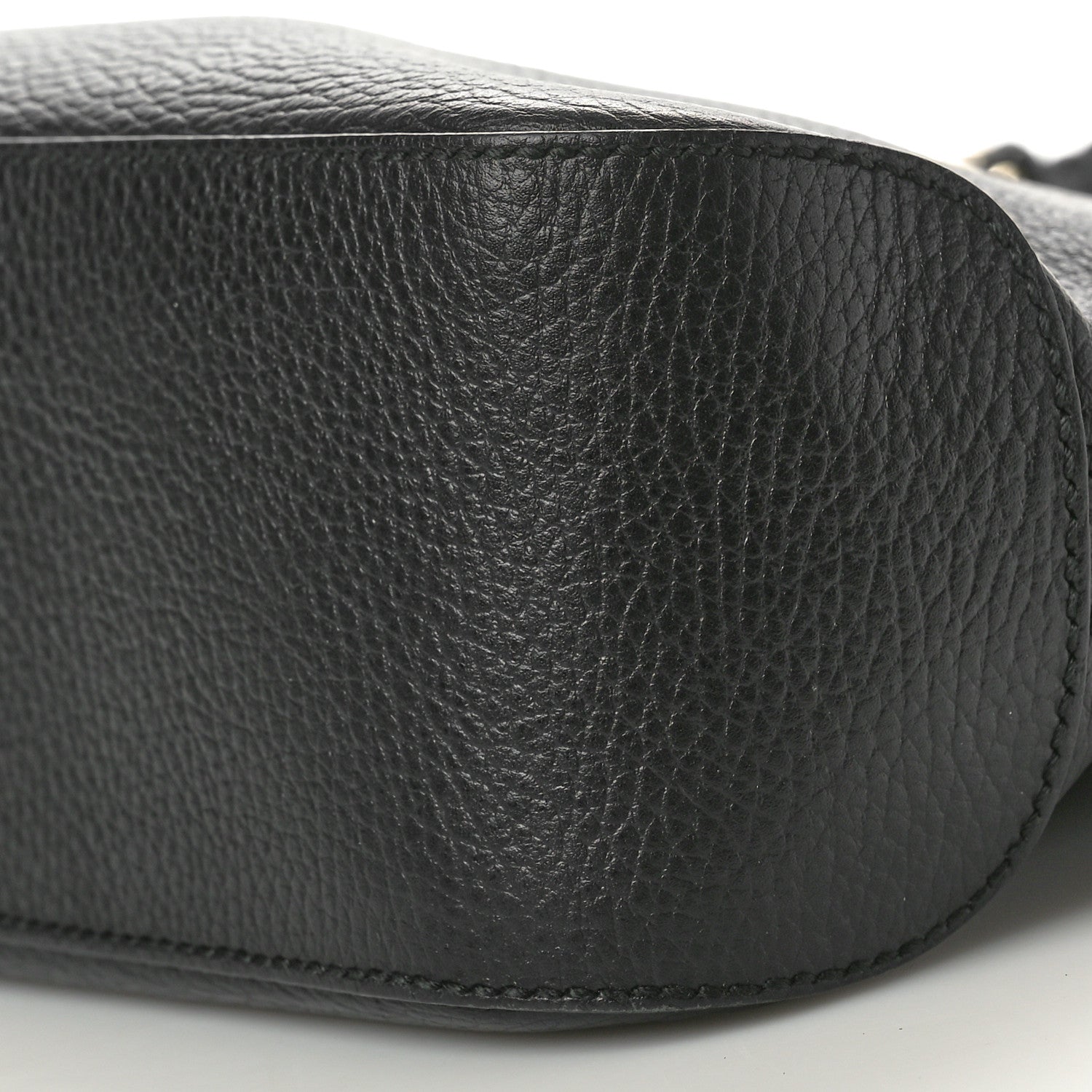 Gucci Pebbled Calfskin Medium Marrakech Hobo Black 10 of 11