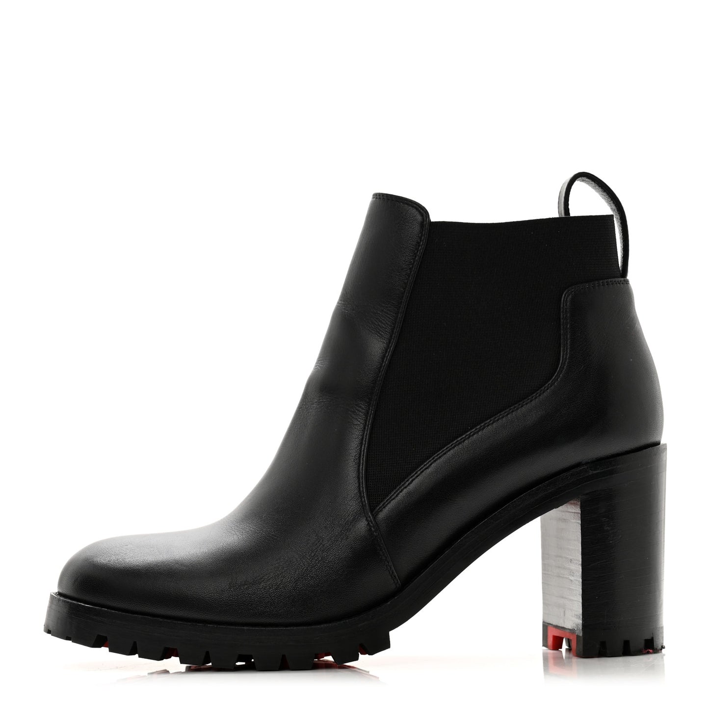 Calfskin Marchacroche 70 Chelsea Boots 37.5 Black