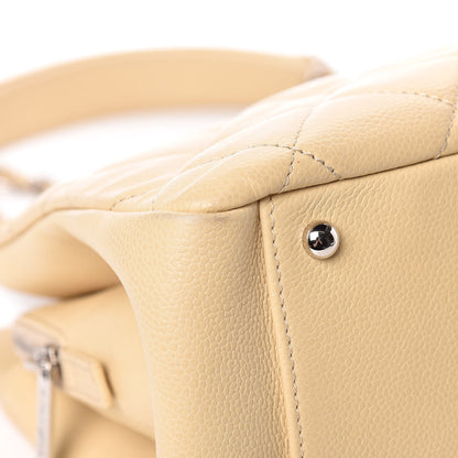 Chanel Caviar Caviar Quilted CC Tote Beige 13 of 19