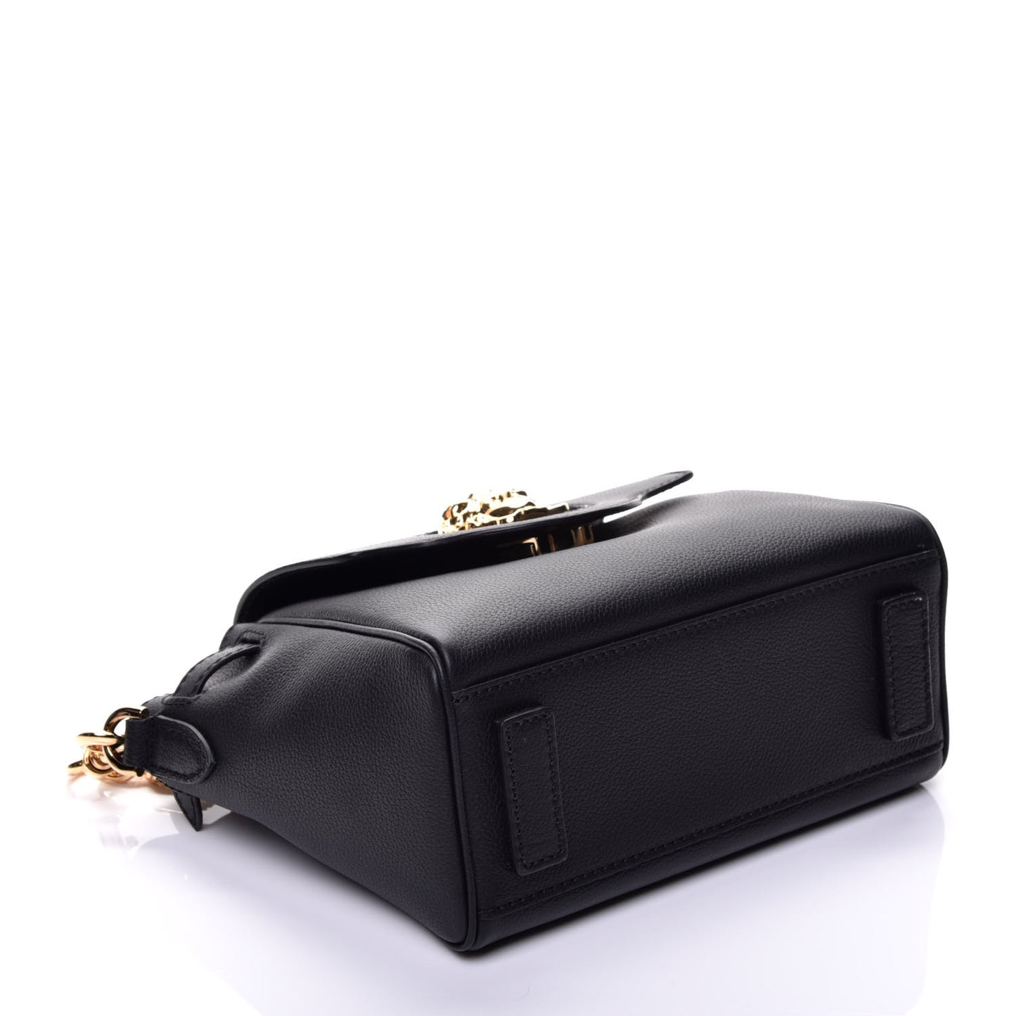Grained Calfskin La Medusa Bag Black