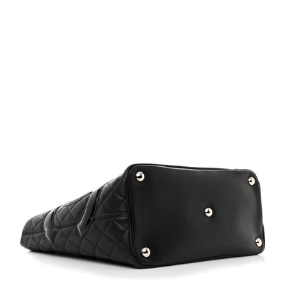 Chanel Calfskin Quilted Large Cambon Tote Black 4 of 10