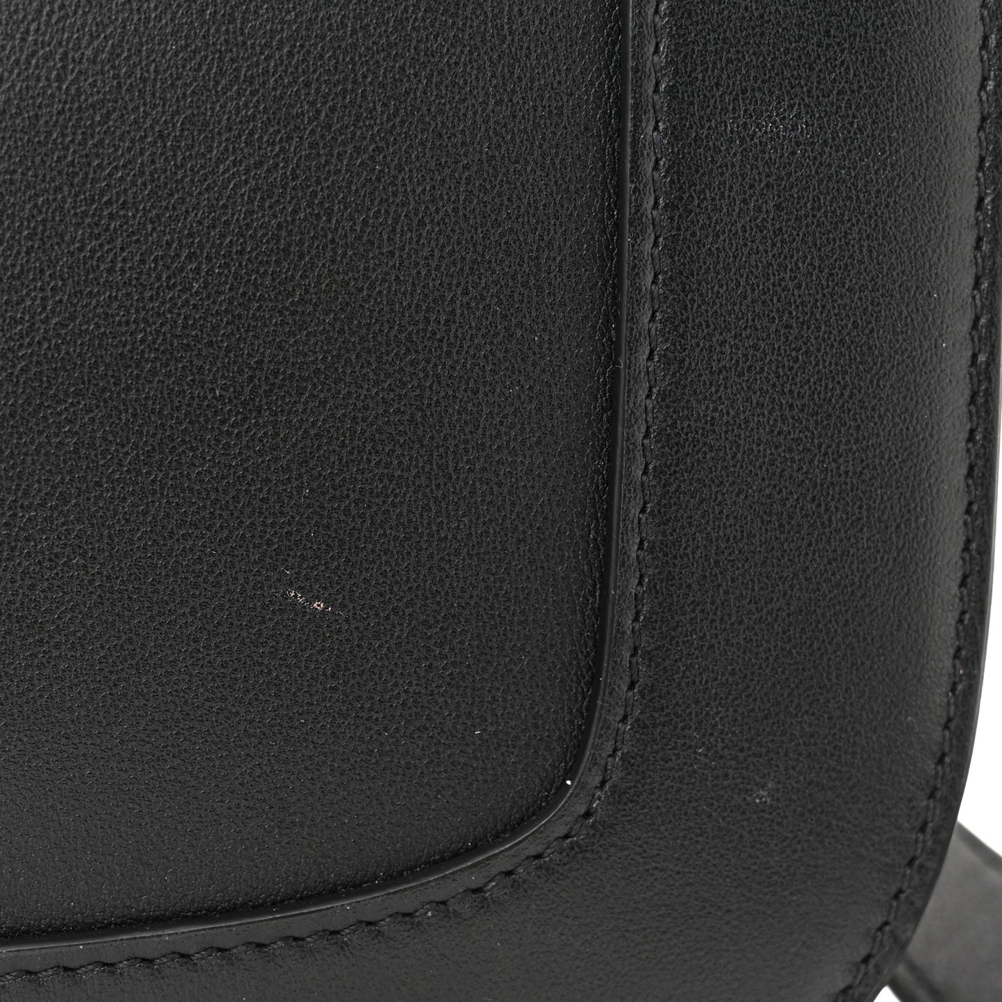 Smooth Calfskin Supervee Shoulder Bag Black