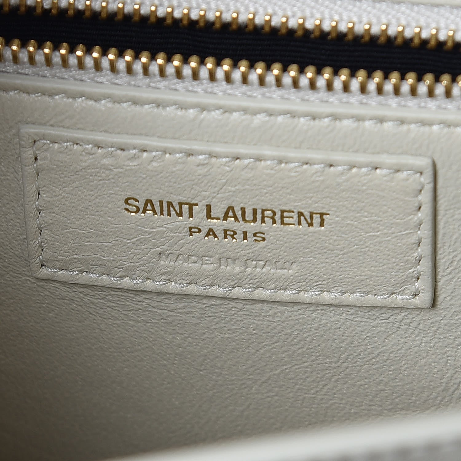 Saint Laurent Smooth Calfskin Catherine Crossbody Off White 8 of 9