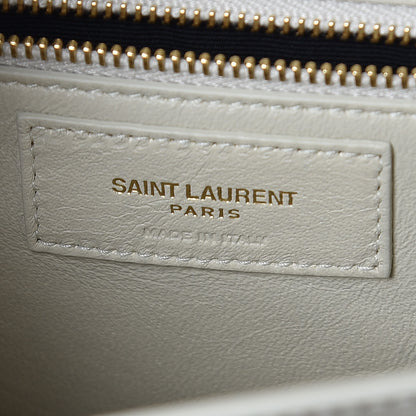 Saint Laurent Smooth Calfskin Catherine Crossbody Off White 8 of 9