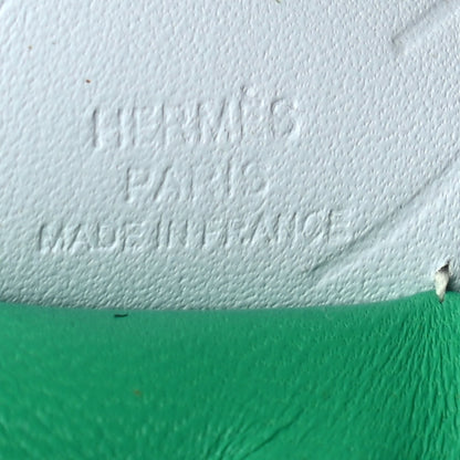 Hermes Milo Lambskin Grigri Rodeo Pegase Horse Bag Charm PM Menthe Sesame Bleu Brume 4 of 5