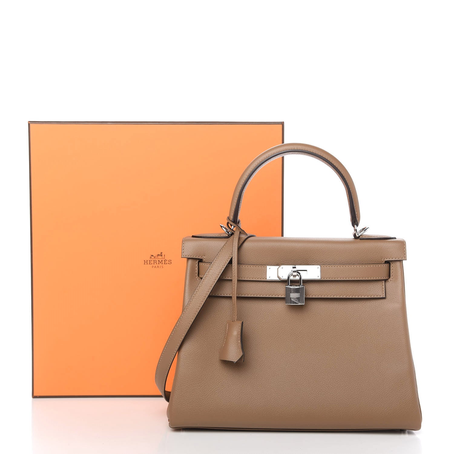 Hermes Evercolor Kelly Retourne 28 Beige De Weimar 12 of 12