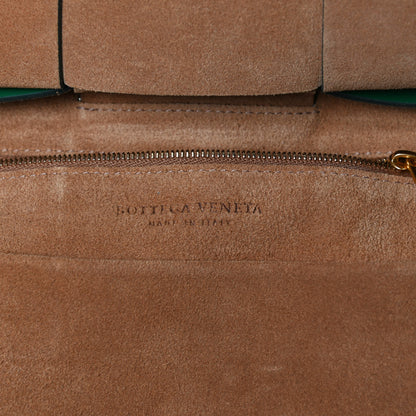 Bottega Veneta French Calfskin Maxi Intrecciato Arco 33 Racing Green 6 of 16