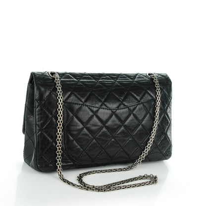 Chanel Aged Calfskin Quilted 2.55 Reissue 227 Flap Black 3 of 8