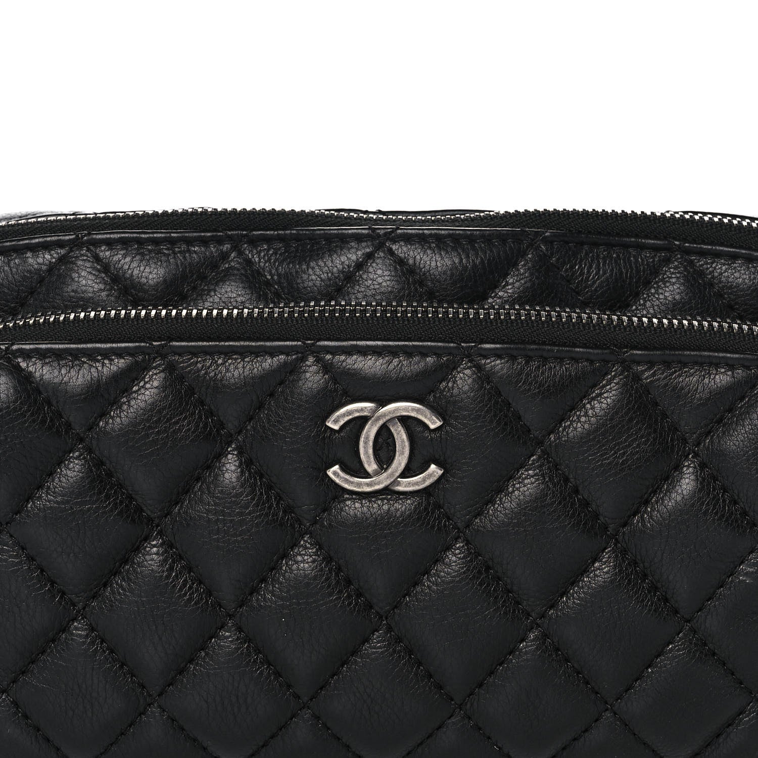 Chanel Calfskin Quilted Waist Bag Black 7 of 12