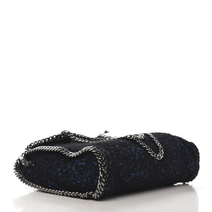 Stella McCartney Tweed Small Falabella Fold Over Tote Royal Blue 4 of 9