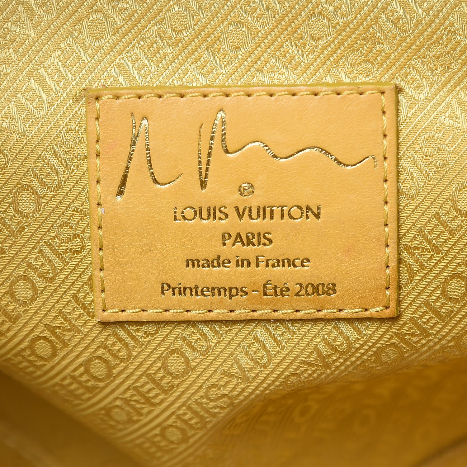 Louis Vuitton Monogram Pulp Defile Weekender PM Yellow 6 of 16