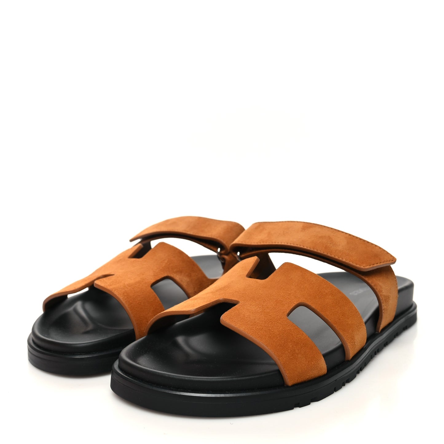 Suede Goatskin Womens Chypre Sandals 39 Natural