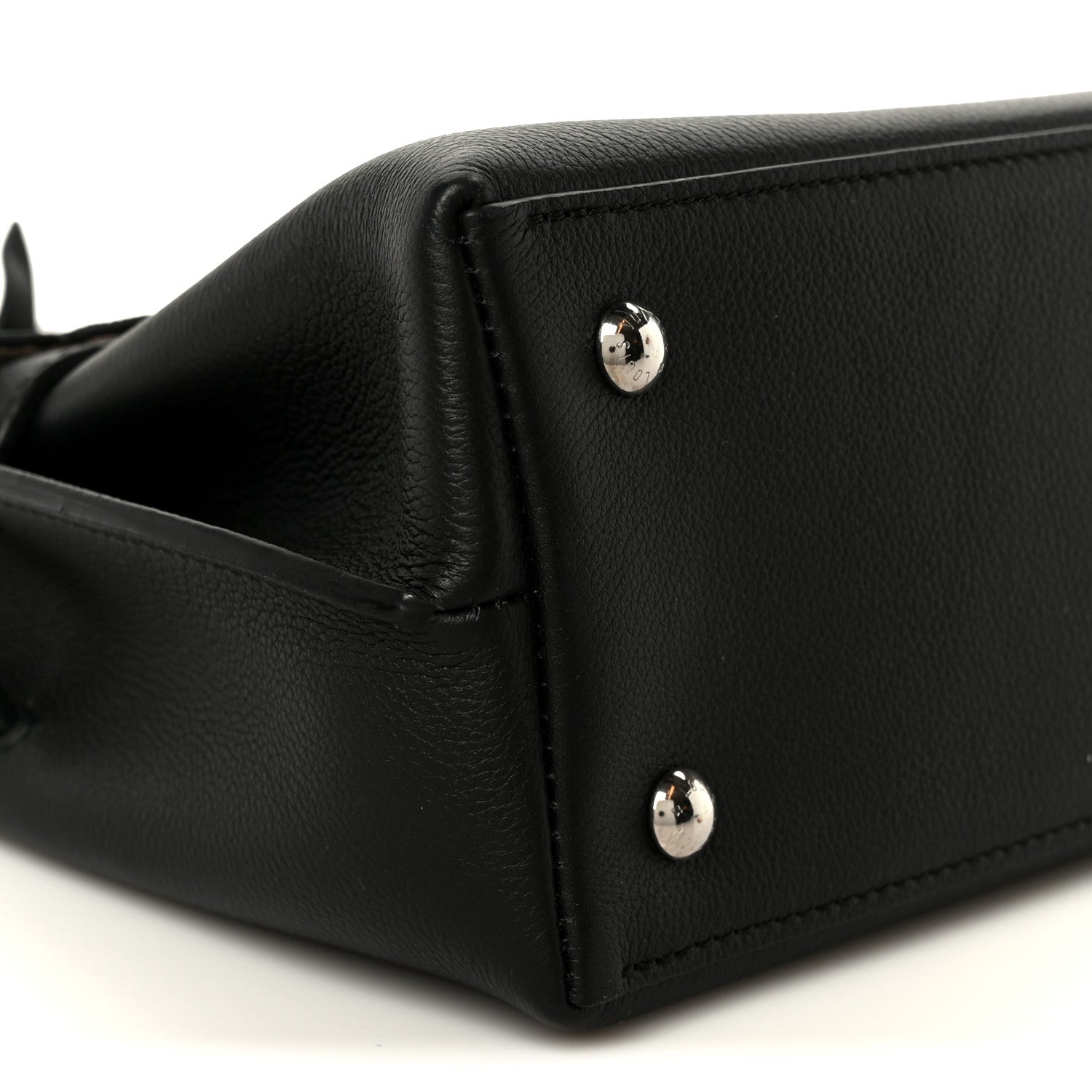 Louis Vuitton Calfskin Lockme Ever BB Black 11 of 12